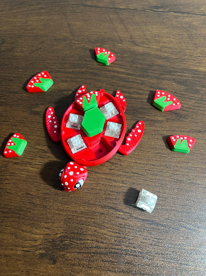 Multicolor Fidget Turtle 3D Printed Model