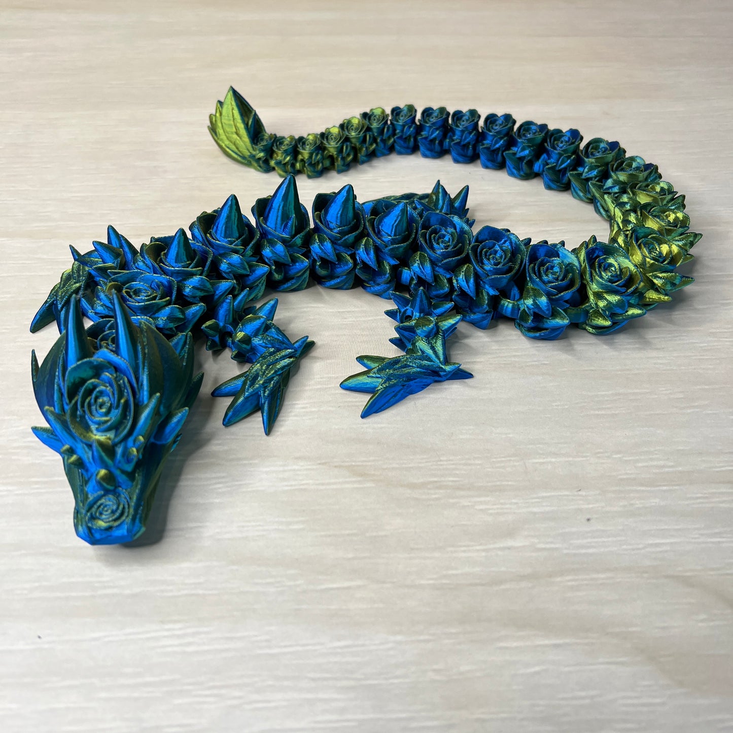 Rose Dragon 3D Printed Model