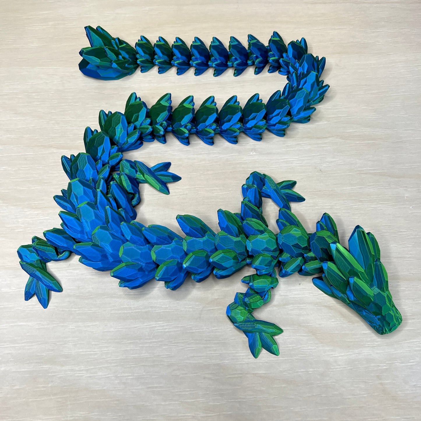 Gemstone Dragon 3D Printed Model