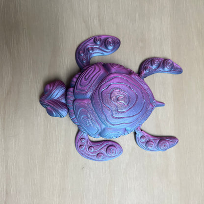 Sea Turtle Detailed Shell 3D Printed Model