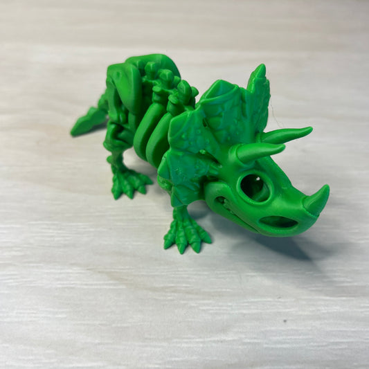 Skeleton Triceratops 3D Printed Model