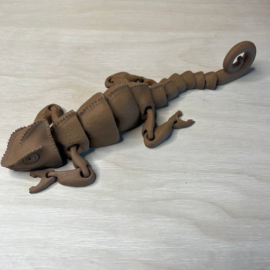 Veiled Chameleon 3D Printed Model