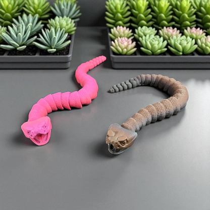Rattlesnake 3D Printed Model