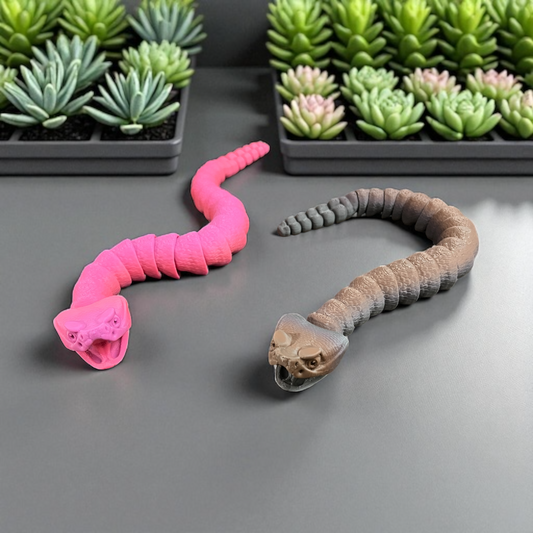 Rattlesnake 3D Printed Model